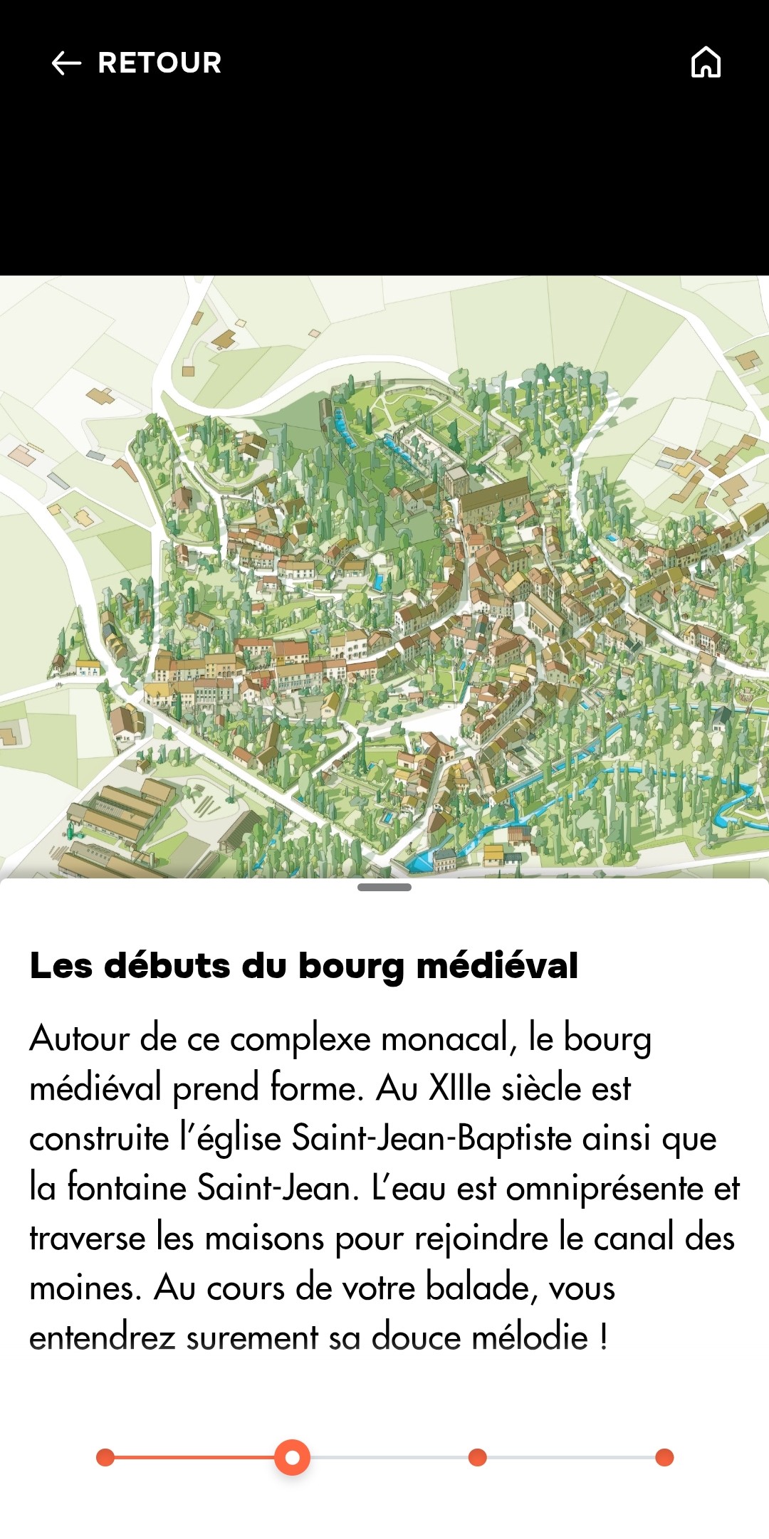 Histoire médiévale bourg Nanteuil-en-Vallée