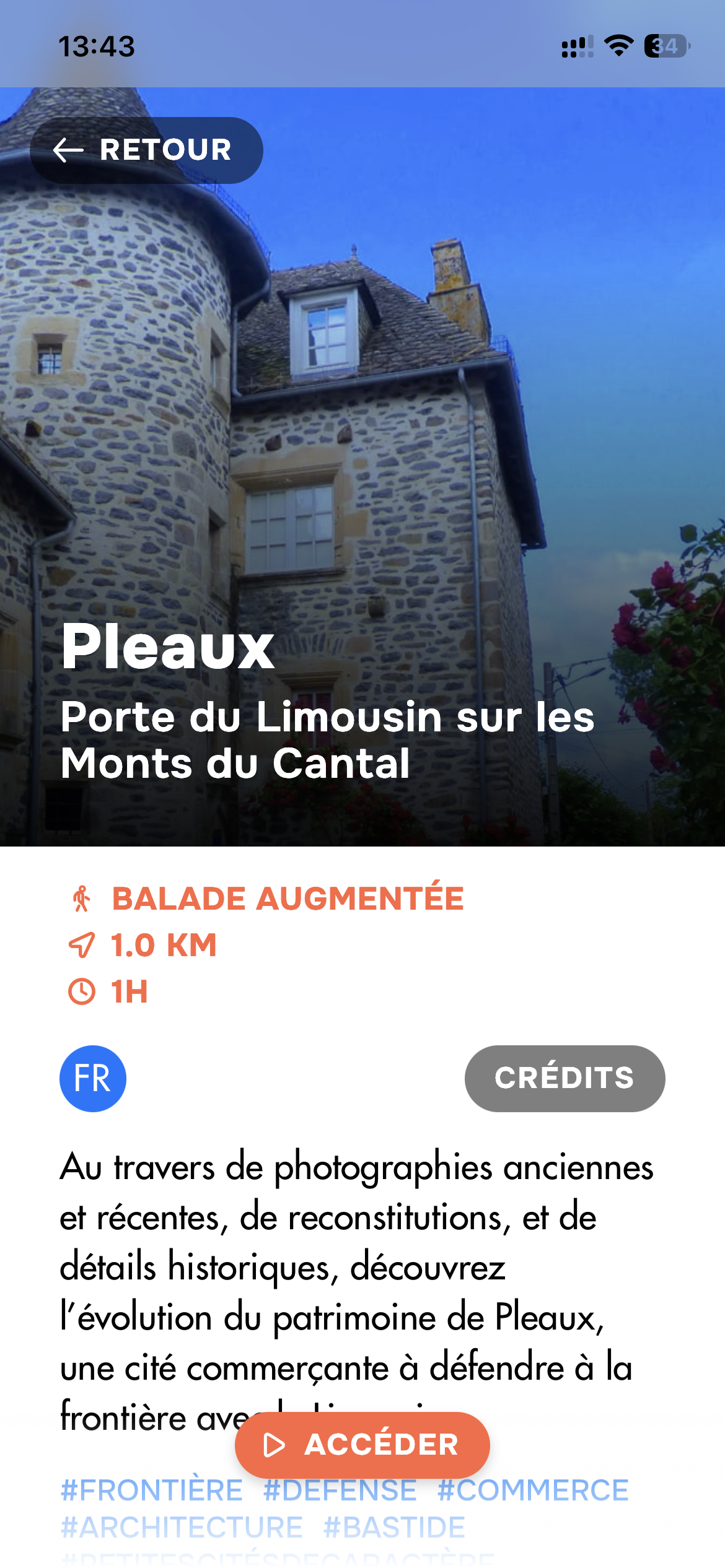 Parcours Pleaux Cantal