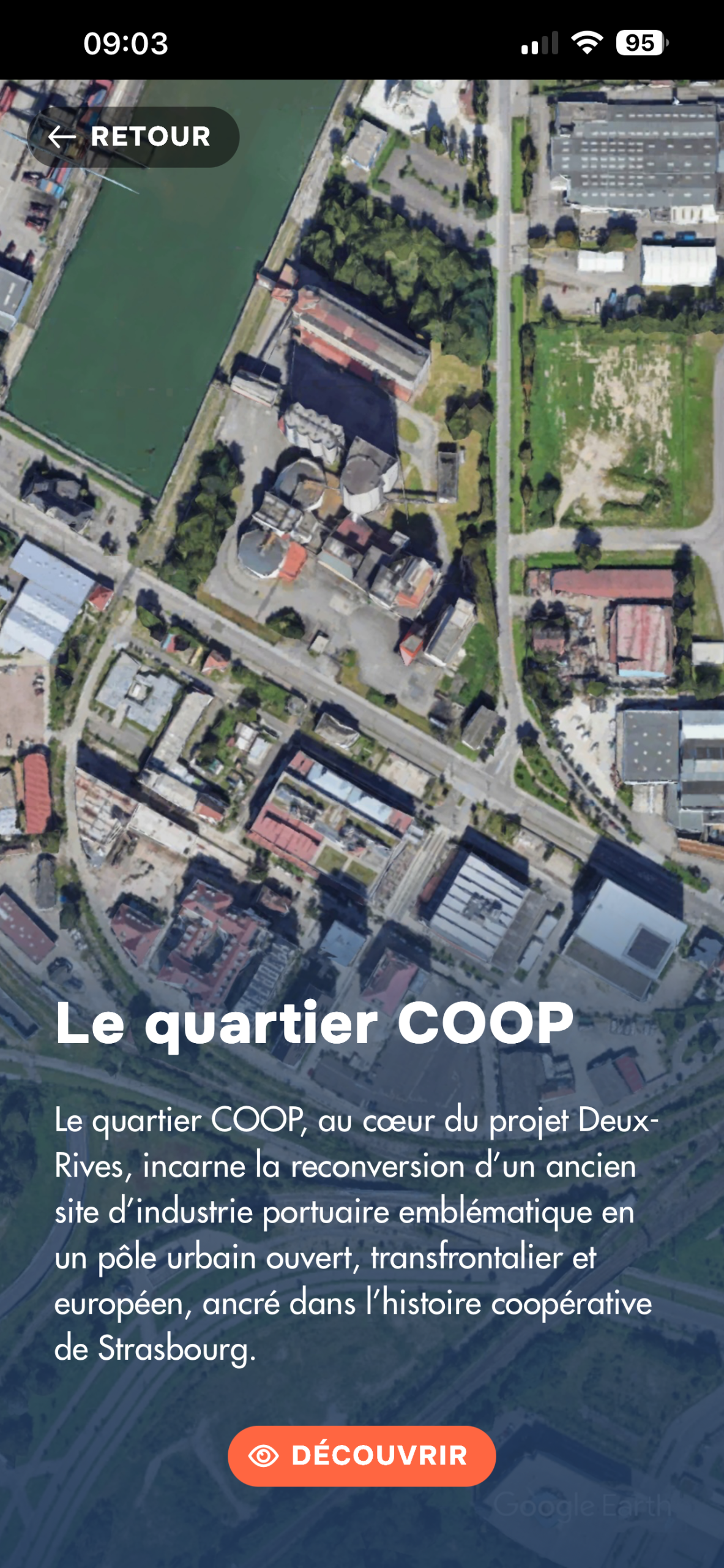 Capture d'écran de la station quartier COOP