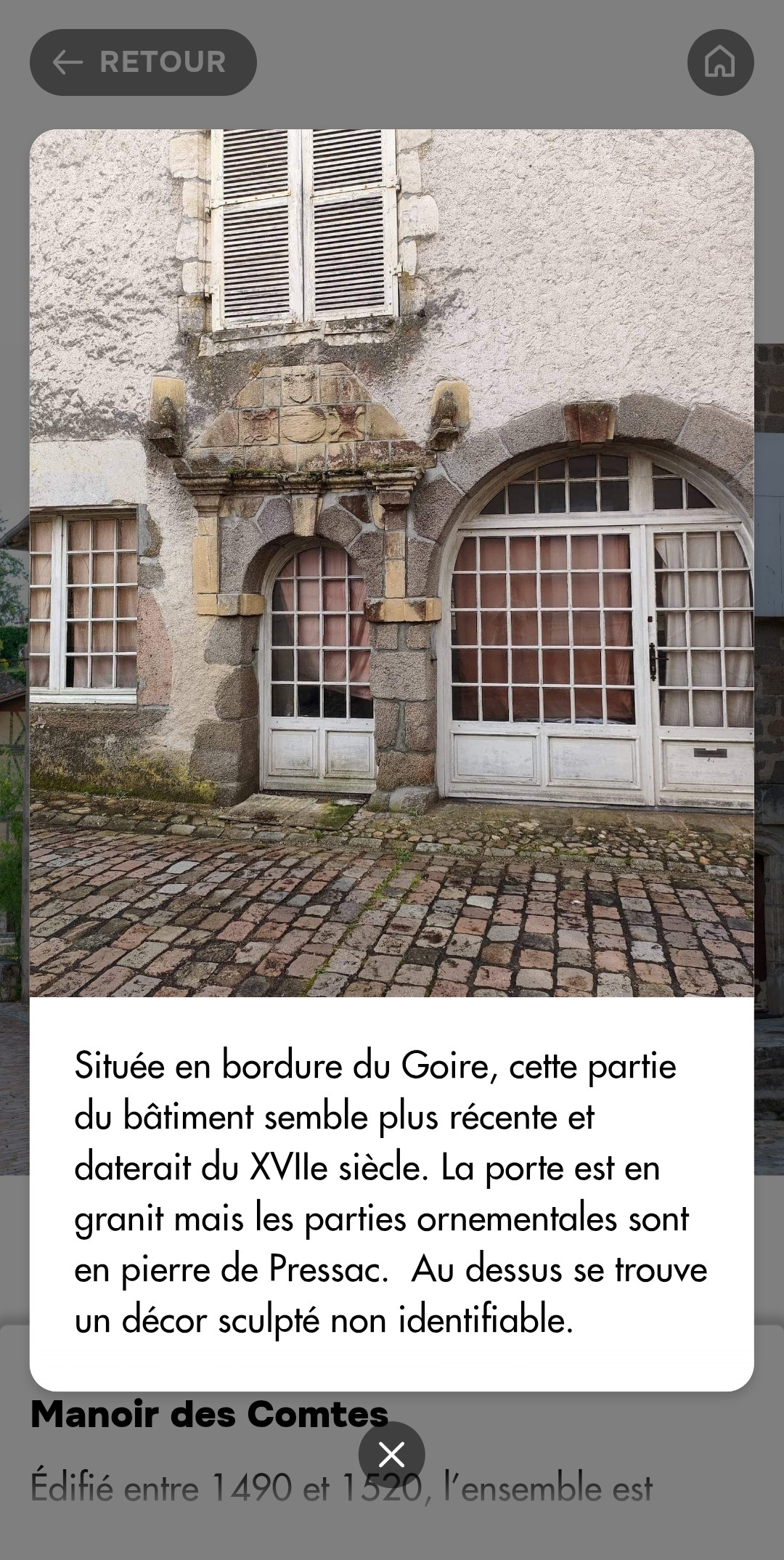 Extrait Manoir des Comtes_Archistoire_Confolens Petite Cité de Caractère