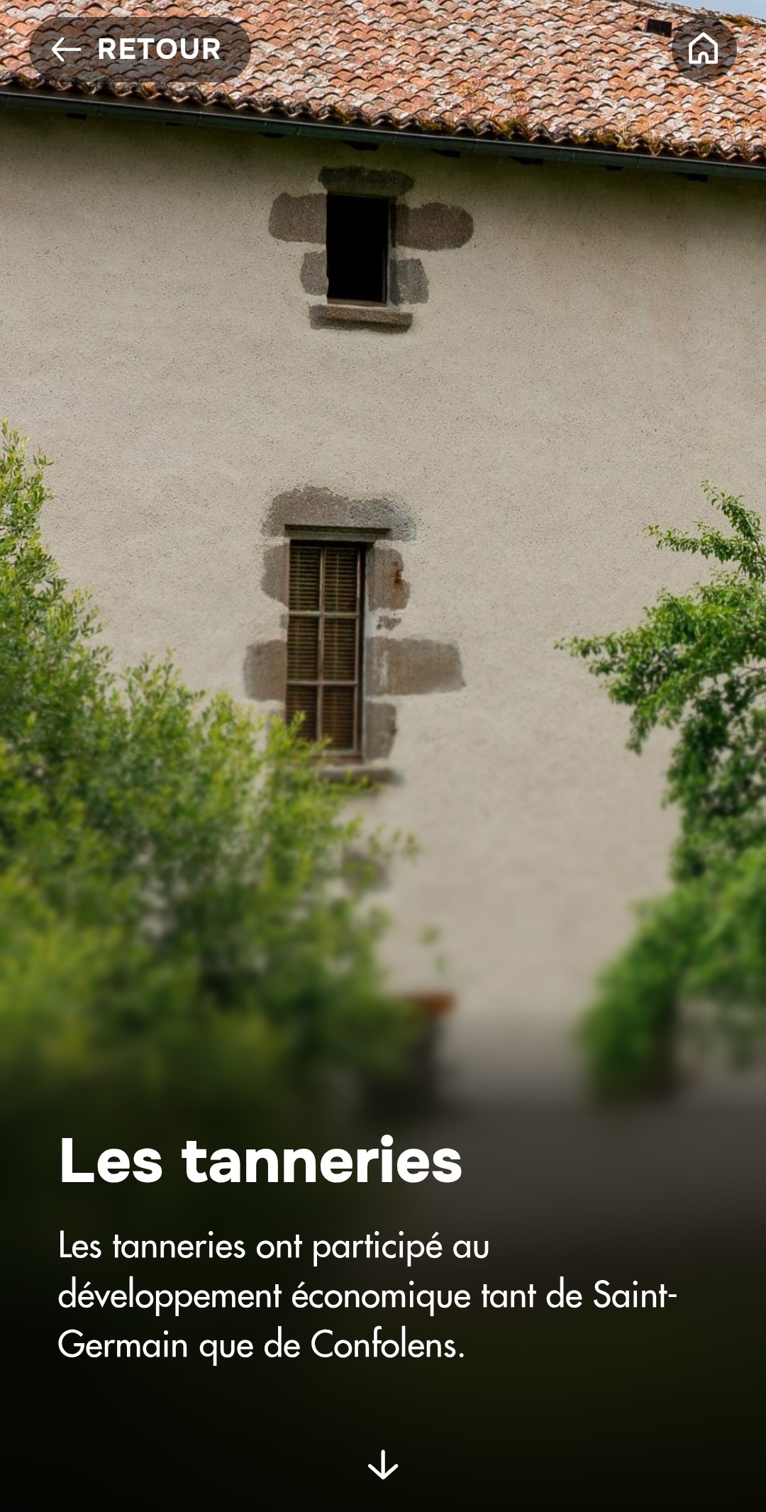 Extrait du parcours de Saint-Germain-de Confolens_les tanneries